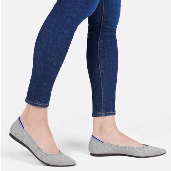 ROTHY’S The Point Flax Birdseye Ballerina Flat - Picture 2 of 7